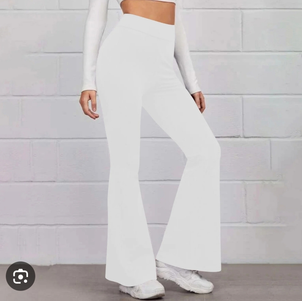 NWT Fireswan Womens White Flare Yoga Pants XL